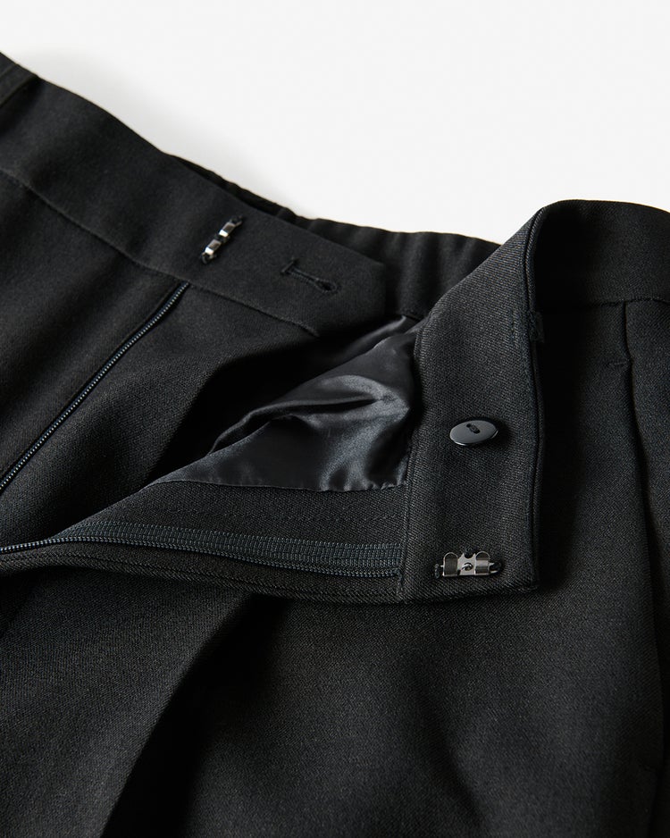 グラシエツイル・タックセミワイドパンツ 詳細画像 ブラック 6