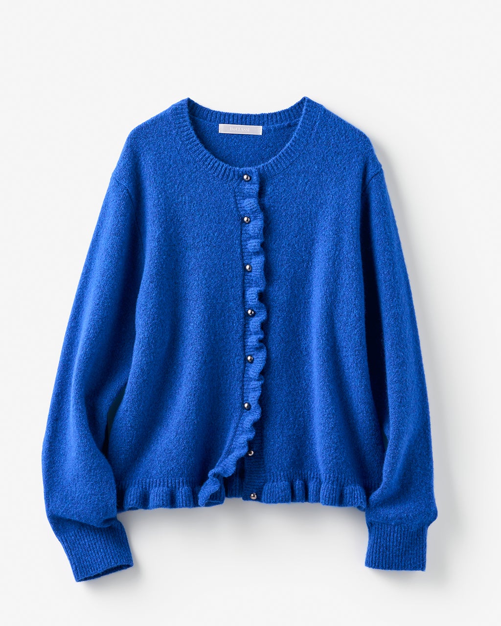 ウール混タム・フリルカーディガン/DoCLASSE