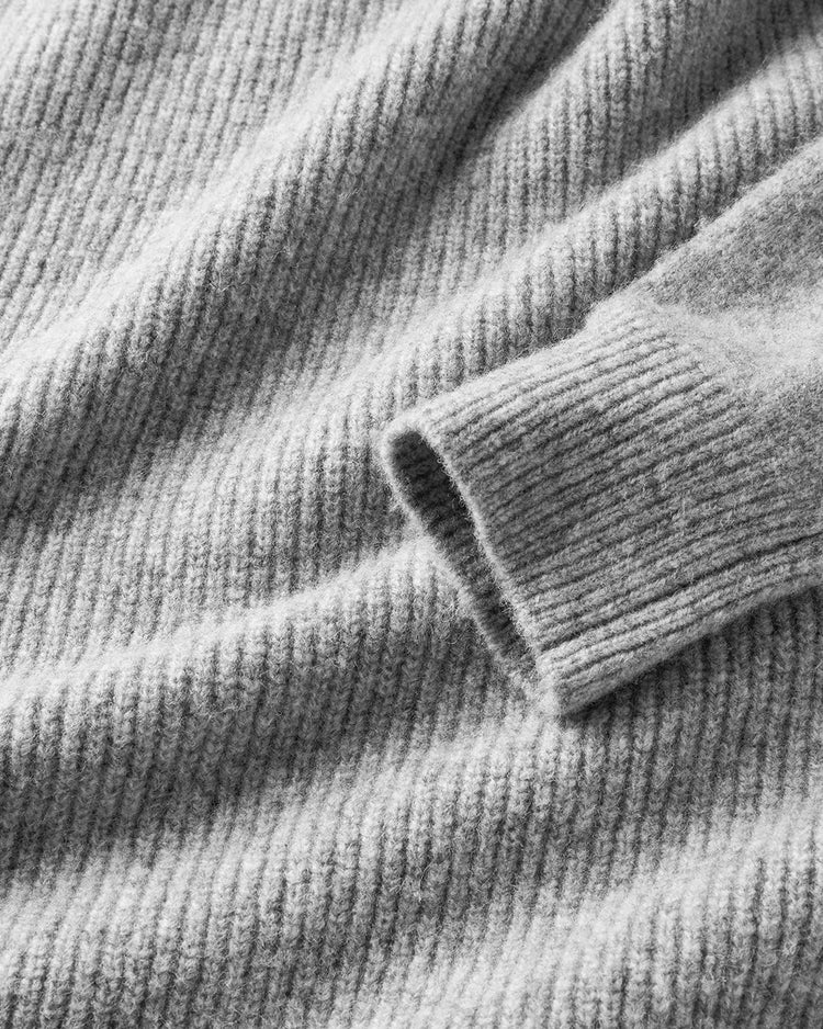 ウール混タム・ワイドカラーワンピース 詳細画像 ライトグレー 2