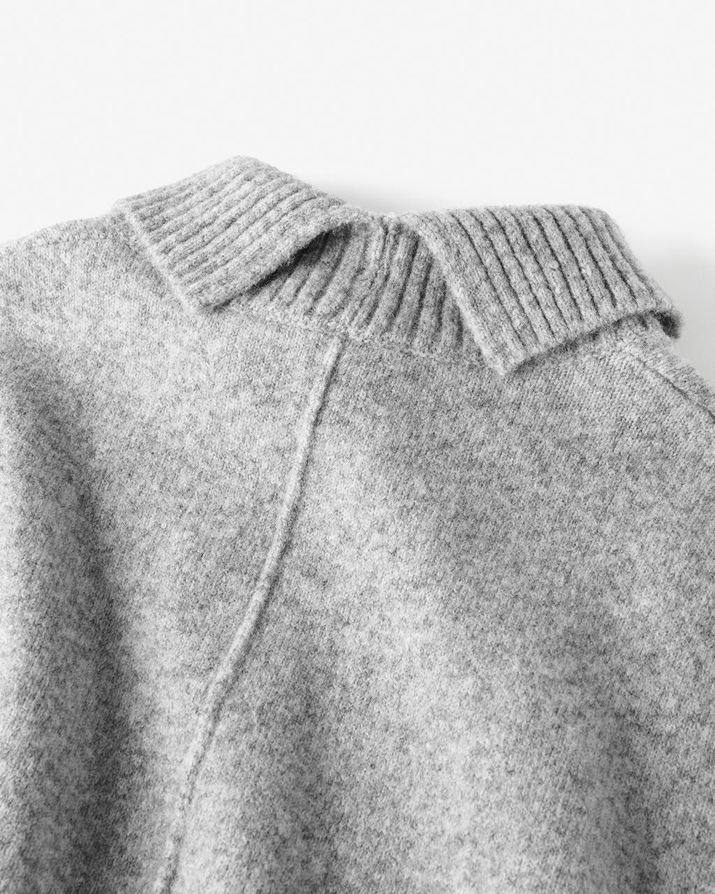 ウール混タム・タートルネックロングニット/40代50代からのレディース