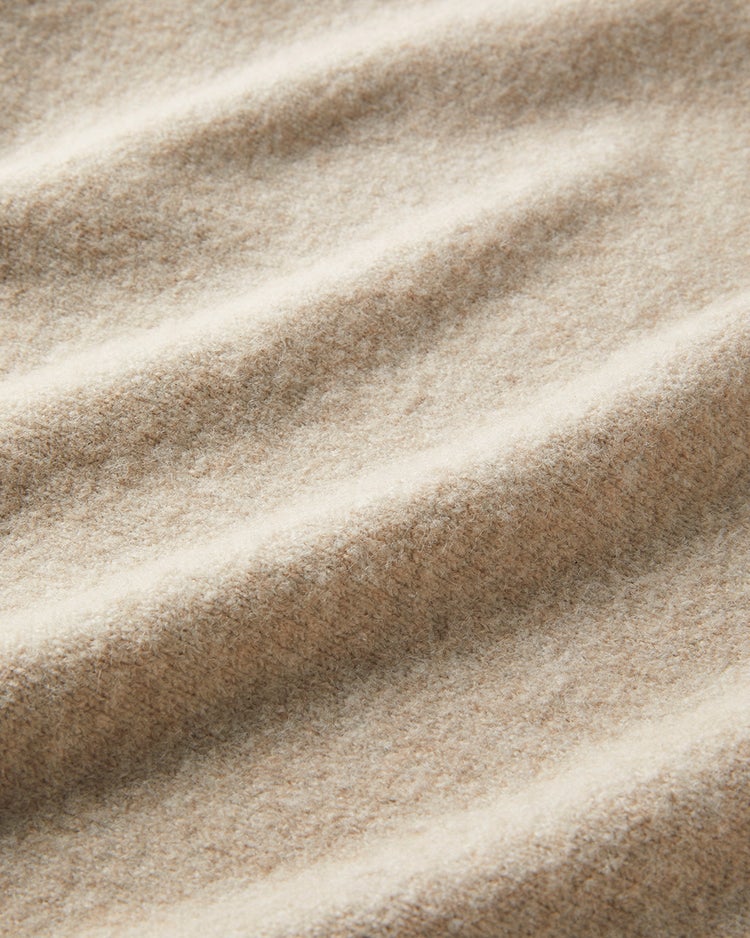 ウール混タム・タートルネックロングニット 詳細画像 ライトベージュ 3