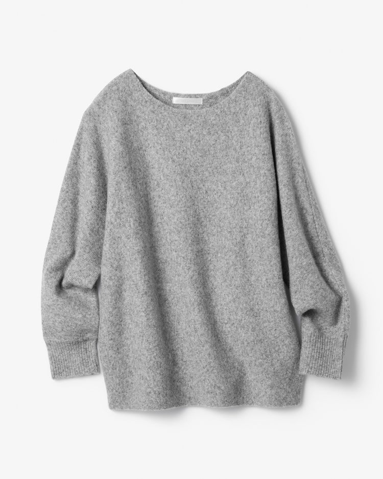 ウール混タム・ボートネックニット 詳細画像 ライトグレー 4