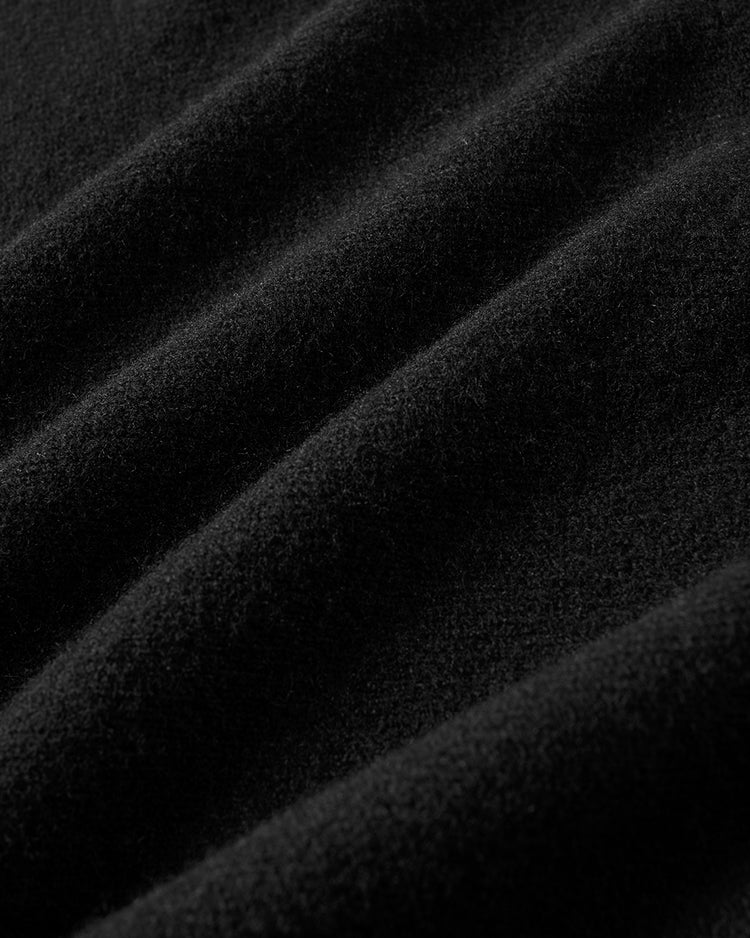 ウール混タム・ボートネックニット 詳細画像 ブラック 5