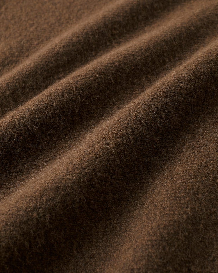 ウール混タム・ボートネックニット 詳細画像 ブラウン 2