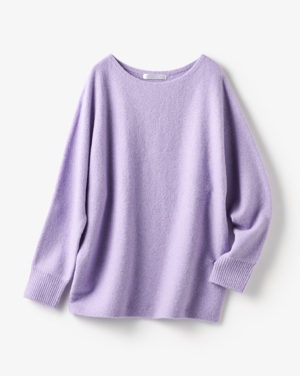 ウール混タム・ボートネックニット/DoCLASSE