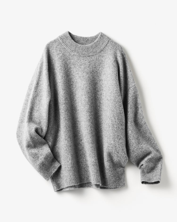 ウール混タム・ハイネックニット 詳細画像 ライトグレー 4