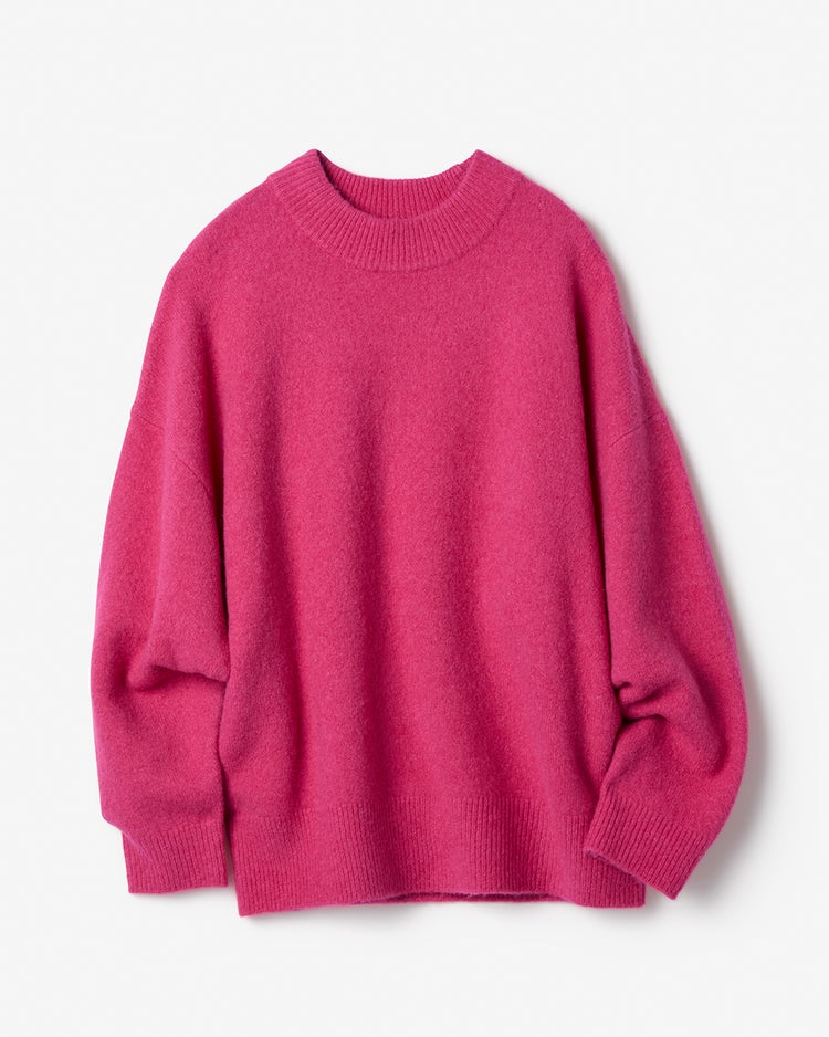 ウール混タム・ハイネックニット 詳細画像 ピンク 4