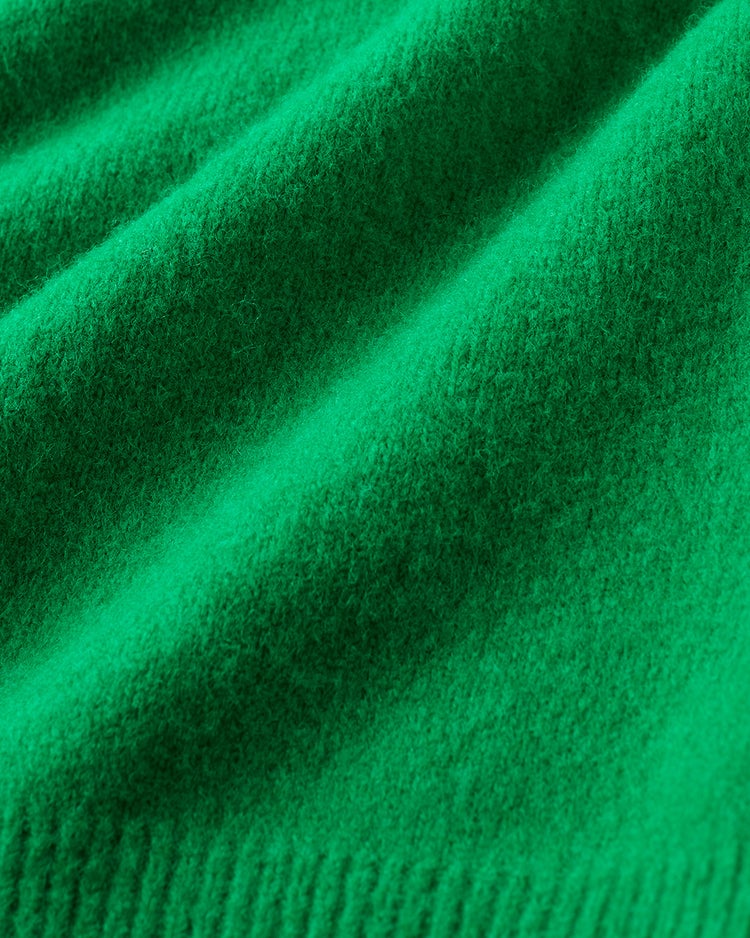 ウール混タム・ハイネックニット 詳細画像 グリーン 2