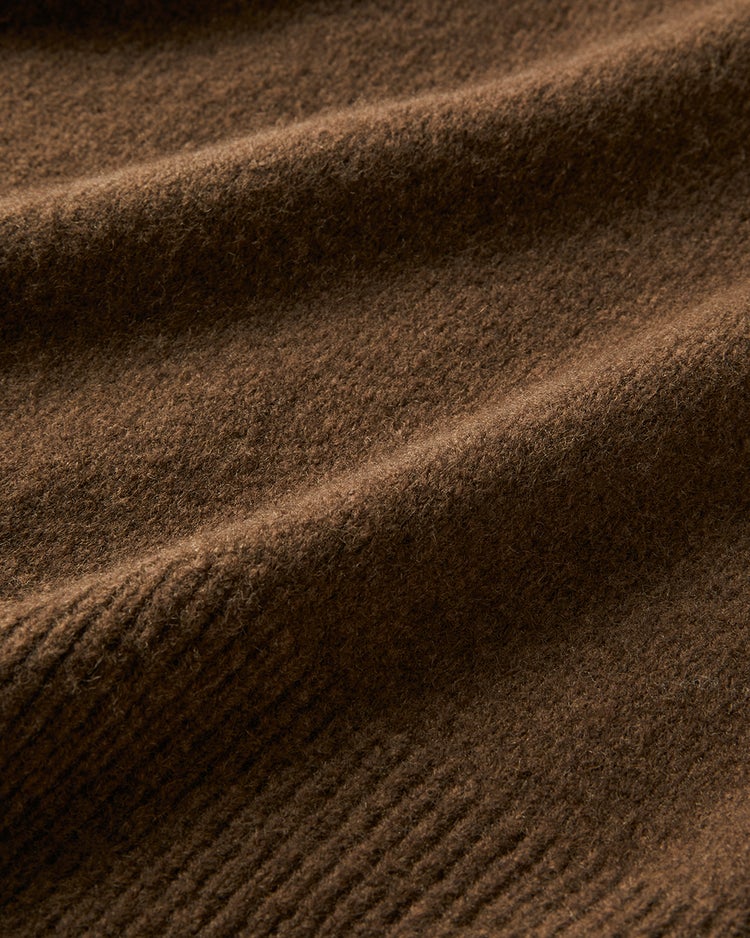 ウール混タム・ハイネックニット 詳細画像 ブラウン 2