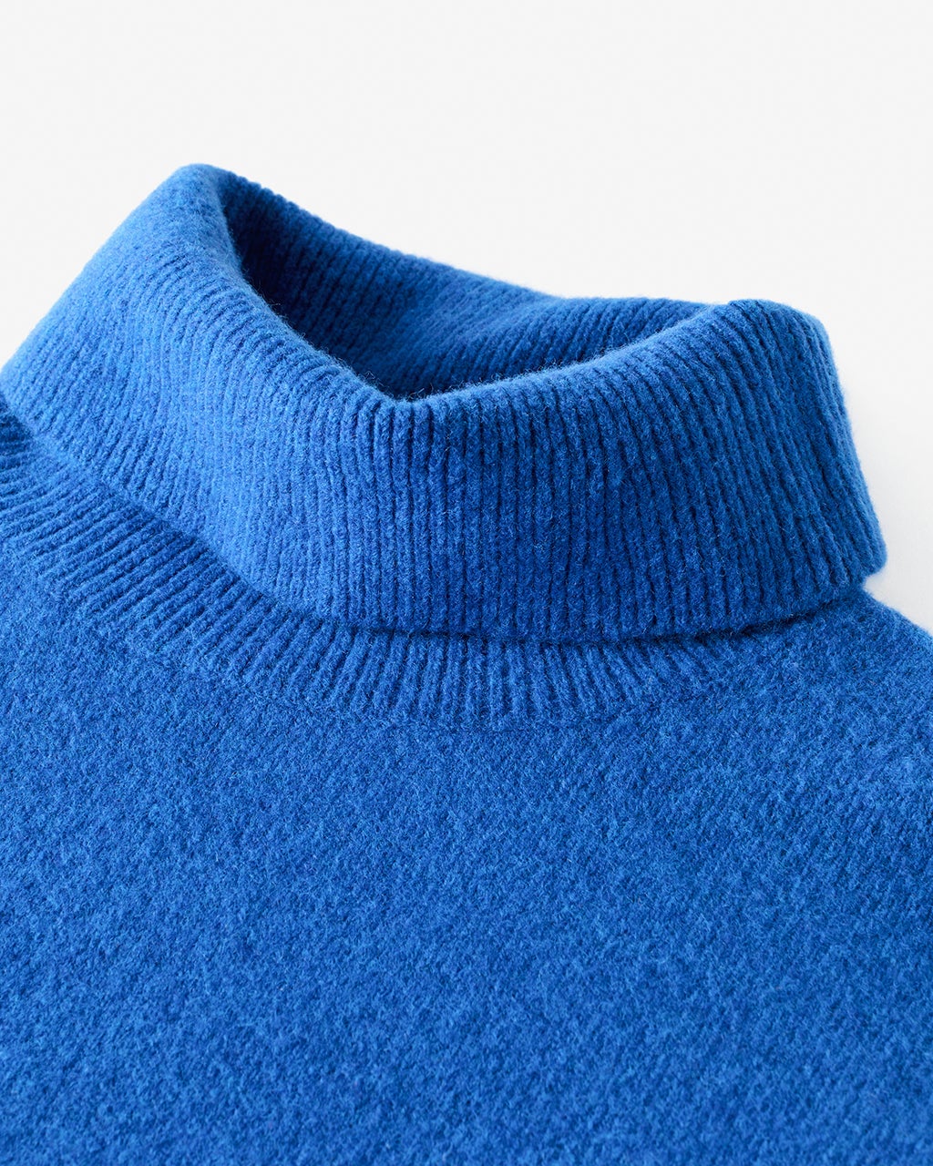 ウール混タム・クロップドタートルネックニット/40代50代からの