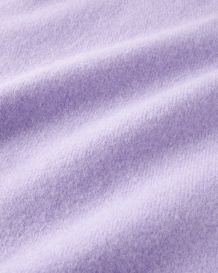 ウール混タム・Vネックロングニット 詳細画像 ラベンダー 2