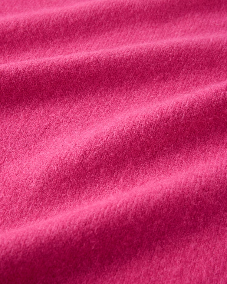 ウール混タム・Vネックカーディガン 詳細画像 ピンク 2