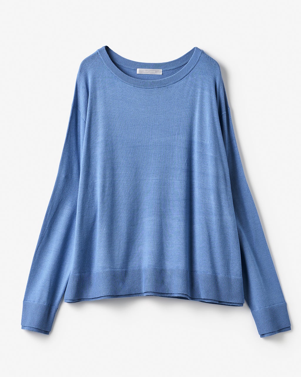 シルクフィール・ボートネックニット/DoCLASSE