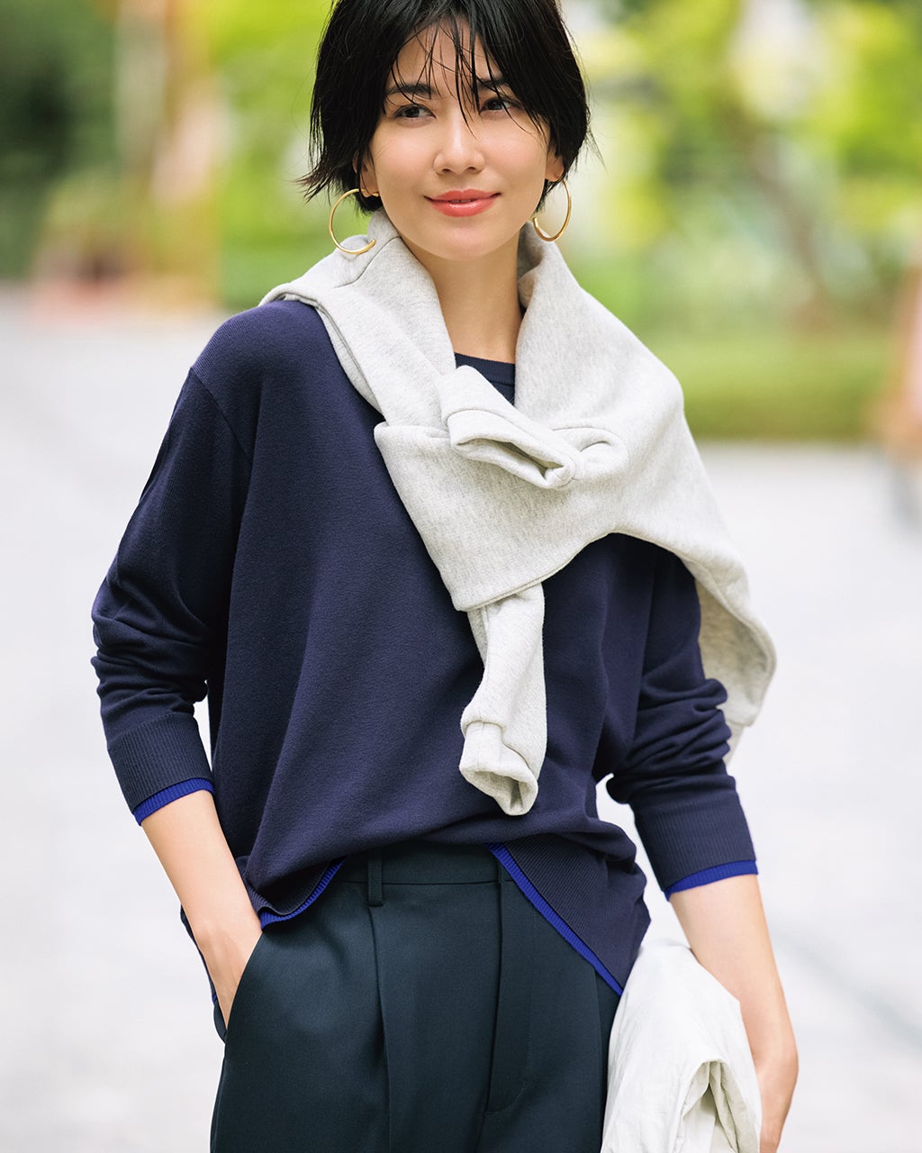 新品タグ付き✨現行完売【ドゥクラッセ】ななこ織りノーカラーロング