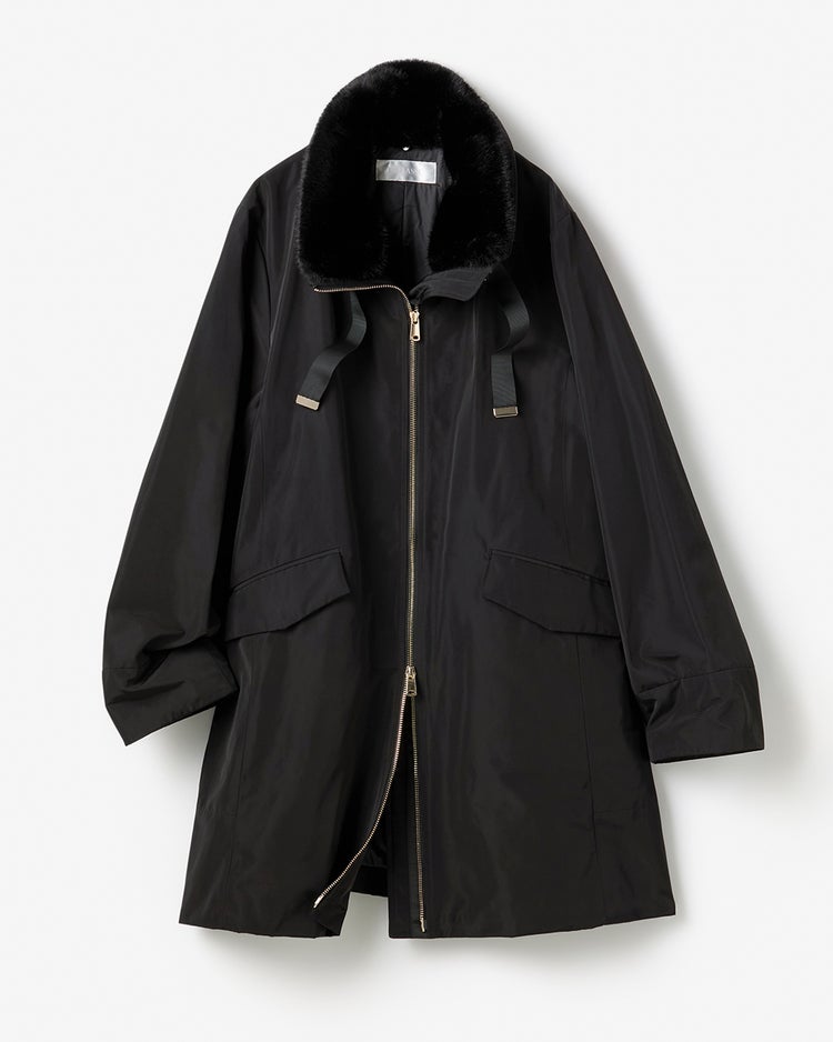 マジカルサーモ・グログランファーコート 詳細画像 ブラック 5