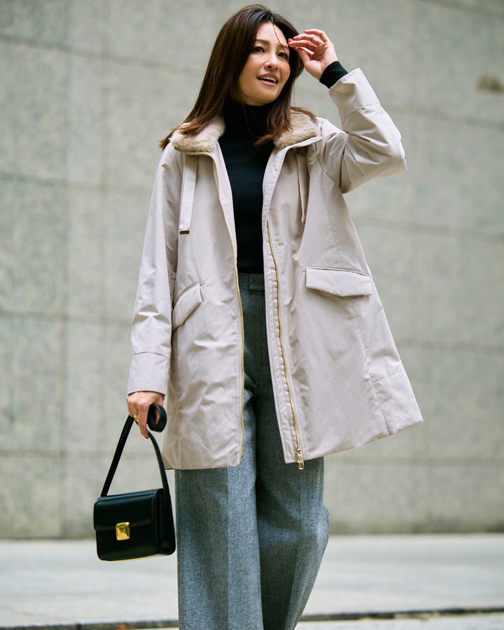 マジカルサーモ・グログランファーコート/DoCLASSE