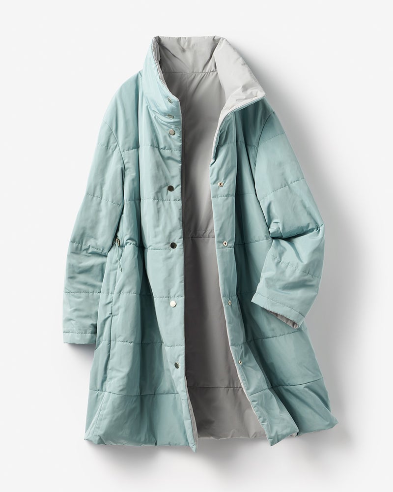 マジカルサーモ・リバーシブルタフタコート 詳細画像 ブルーグレー 10