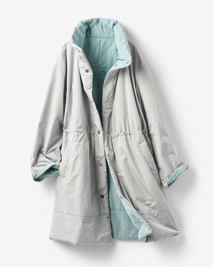 マジカルサーモ・リバーシブルタフタコート 詳細画像 ブルーグレー 9