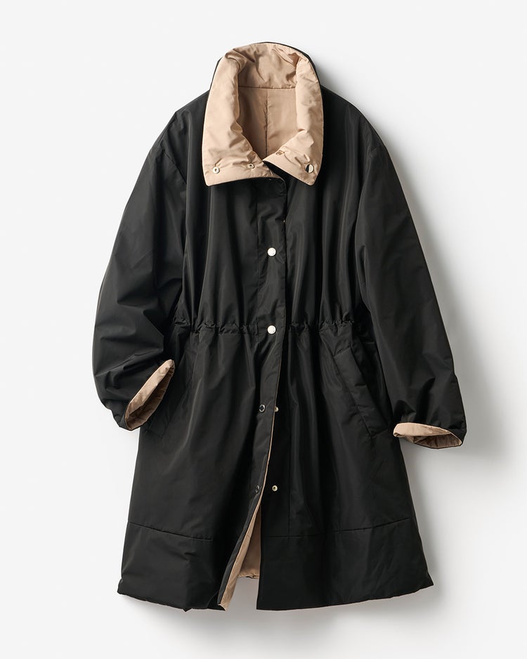 マジカルサーモ・リバーシブルタフタコート 詳細画像 ブラック 7