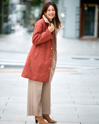 マジカルサーモ・リバーシブルタフタコート