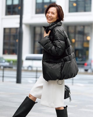艶Airダウン・スタンドカラーコート