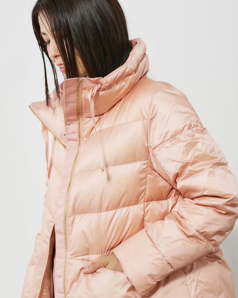 艶Airダウン・スタンドカラーコート 詳細画像 ソフトピンク 5