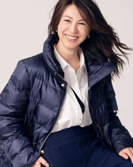 艶Airダウン・スタンドカラーコート