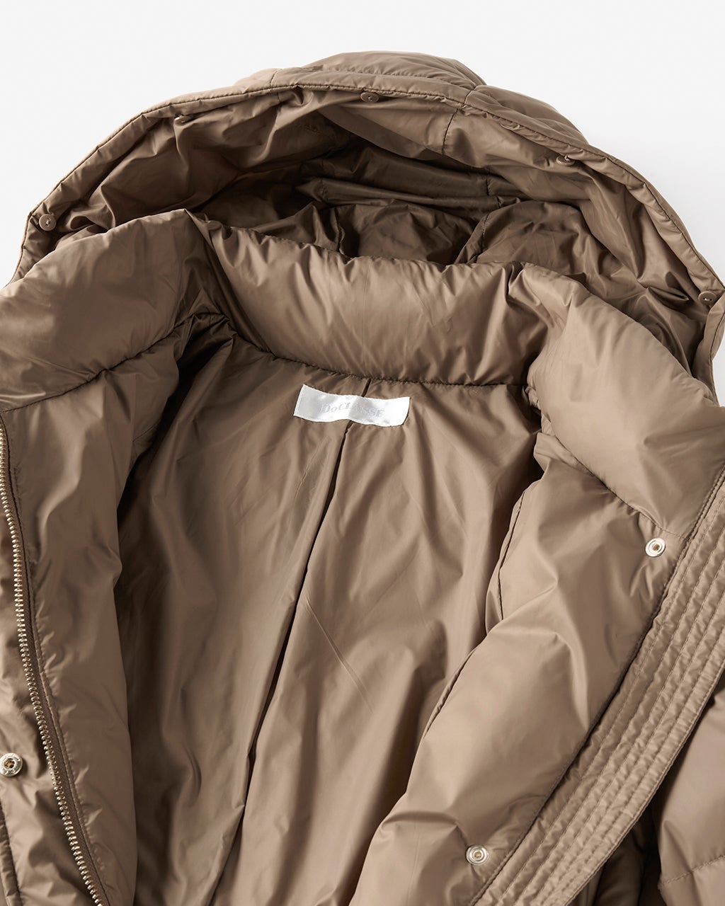 マットタフタ・2WAYファーロングダウンコート/DoCLASSE