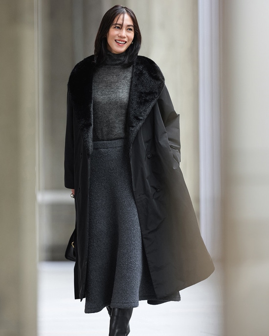 マジカルサーモ・エコファーショールコート