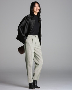 サテンストレッチ・ショートジャケット