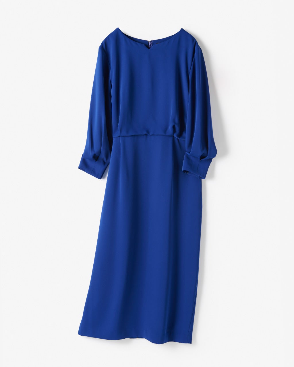 ダブルクロス・ブラウジングワンピース/40代50代からのレディース