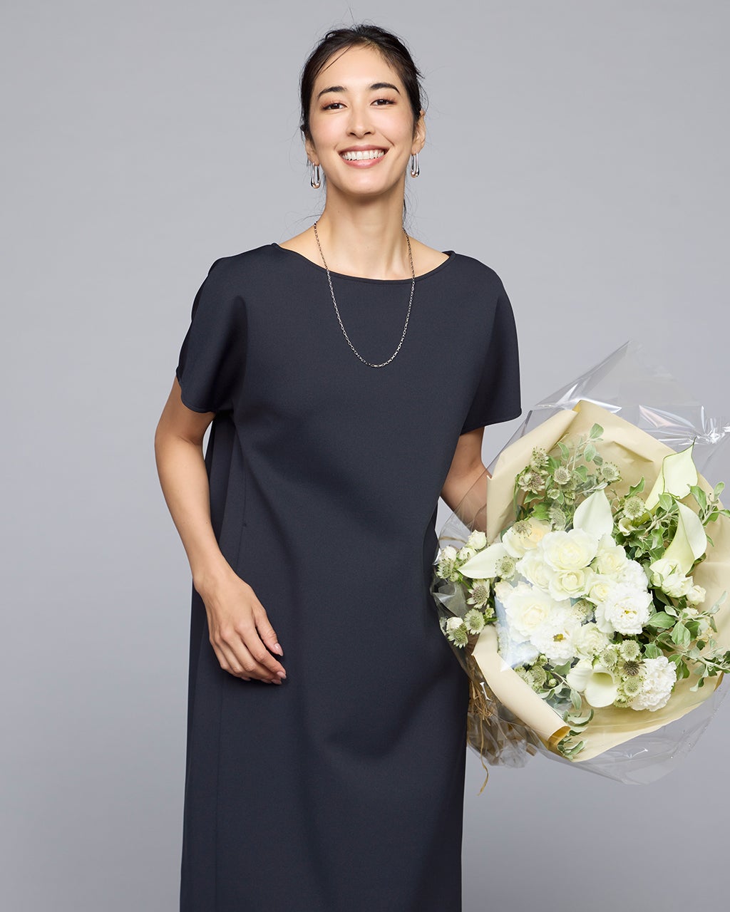 トリアセスキューバ・ストレートワンピース/40代50代からのレディース