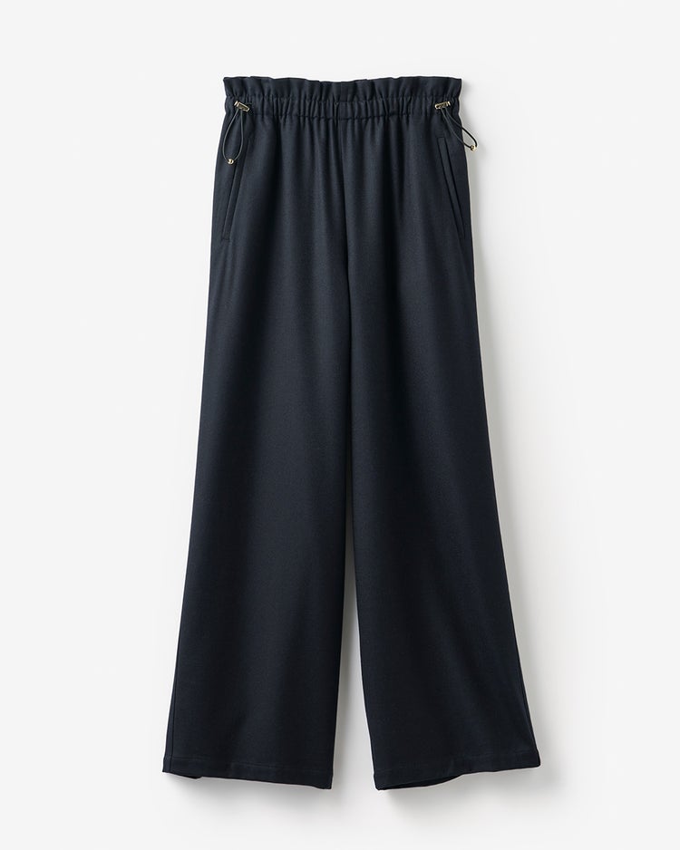 高密度フラノ・ドロストワイドパンツ 詳細画像 ミッドナイトブルー 9