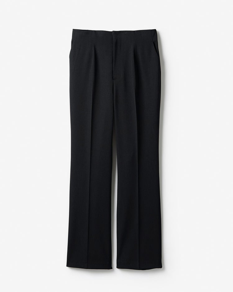 ウールダブルクロス・センタープレスパンツ 詳細画像 ブラック 5