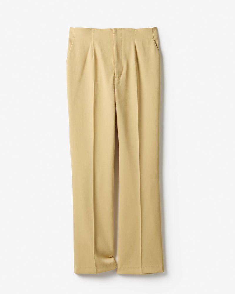 ウールダブルクロス・センタープレスパンツ 詳細画像 イエロー 3