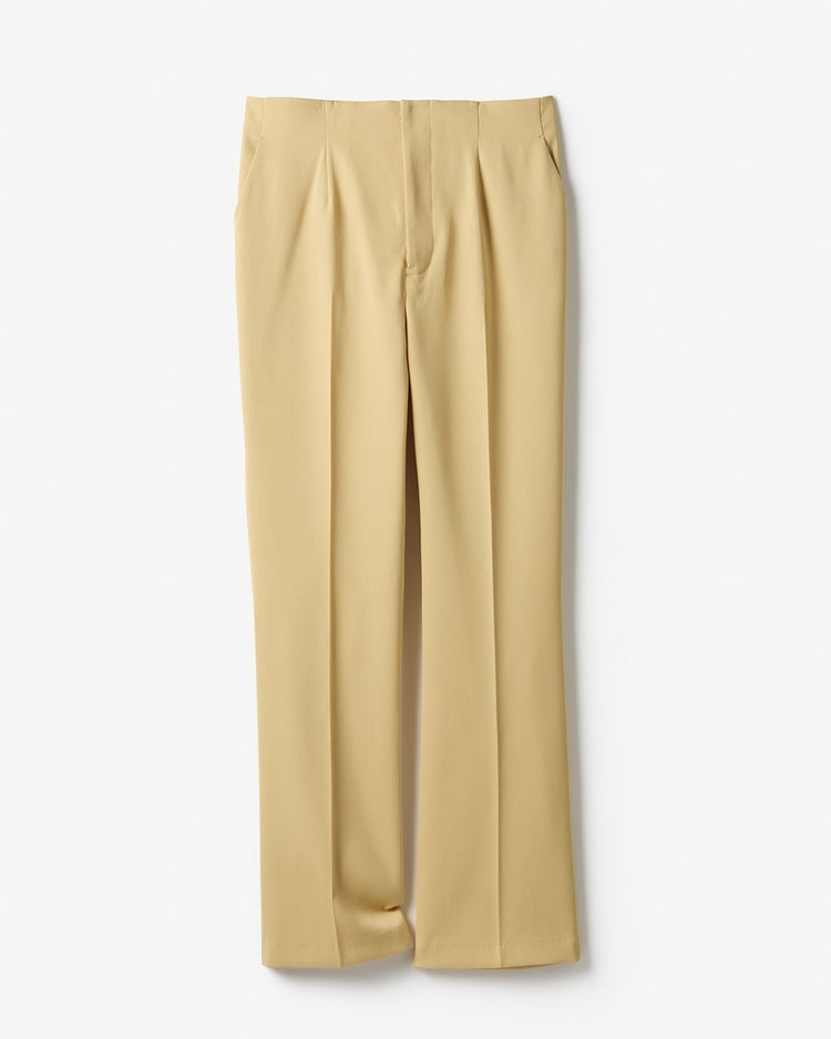 ウールダブルクロス・センタープレスパンツ 詳細画像 イエロー 3