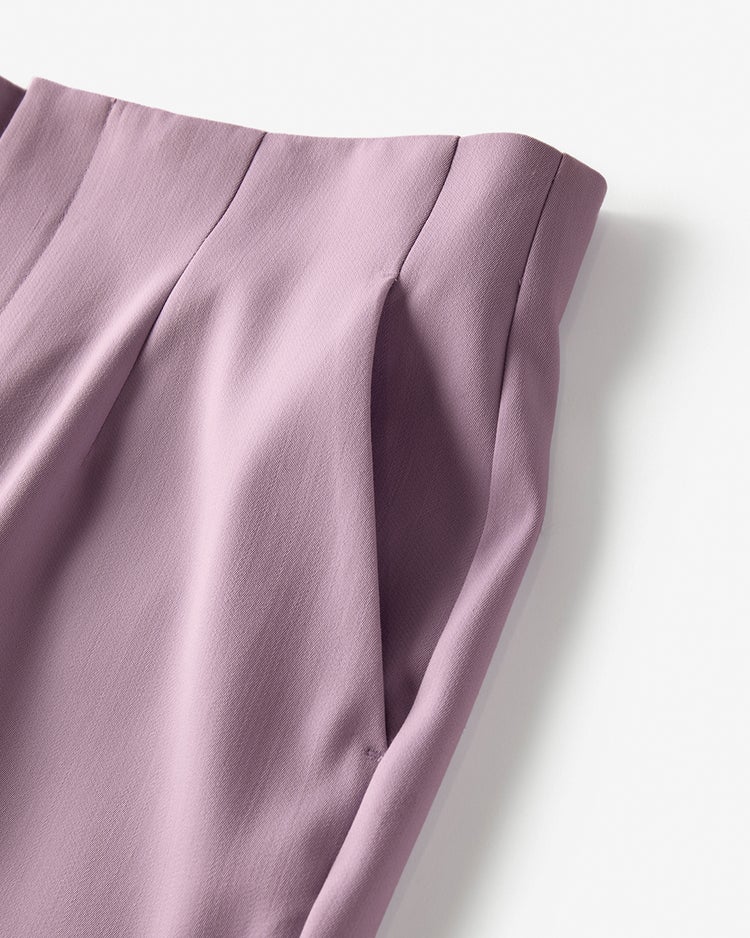 ウールダブルクロス・センタープレスパンツ 詳細画像 ライラック 4