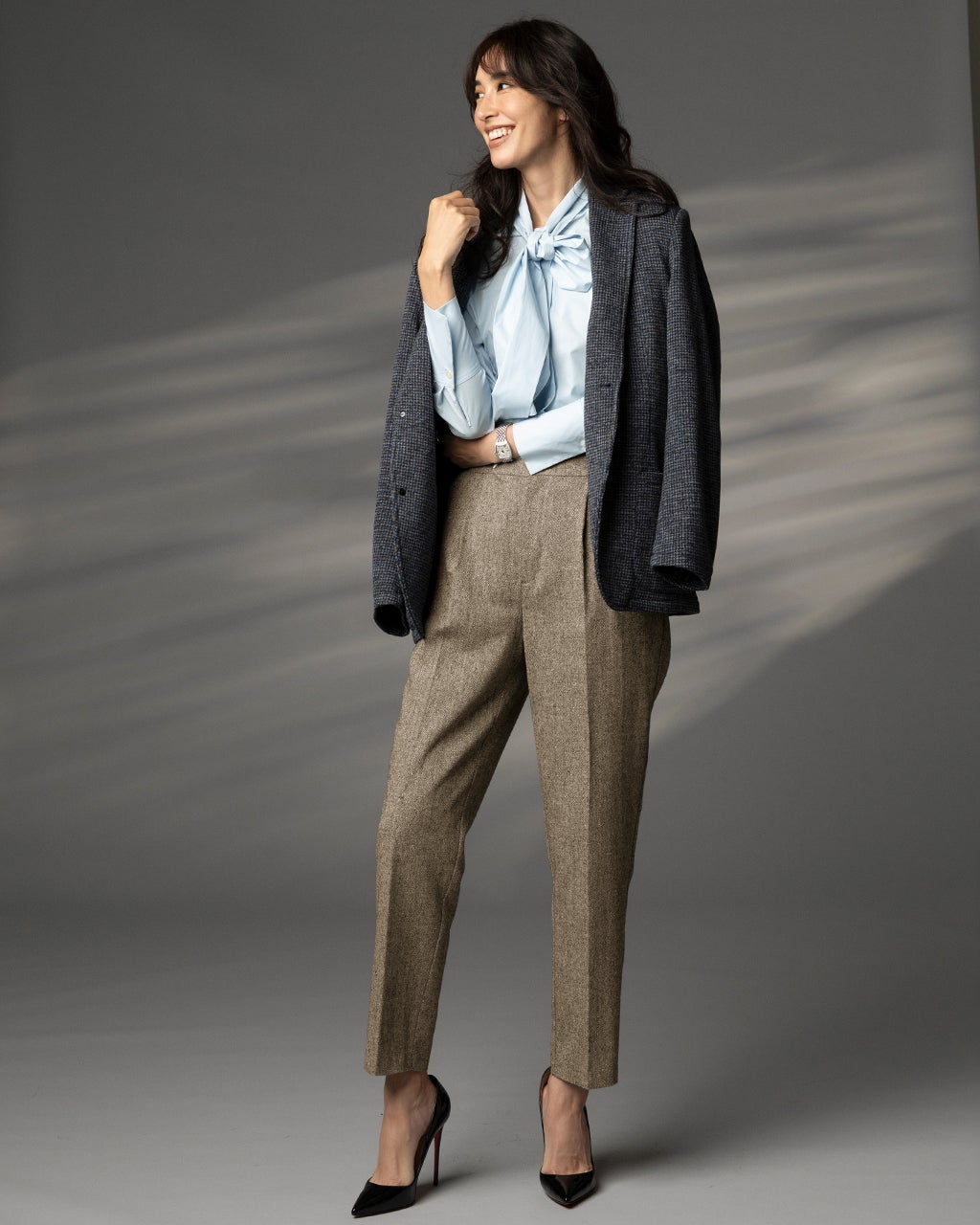 レディース スリムパンツ（ブラウン）一覧/40代50代からのファッション