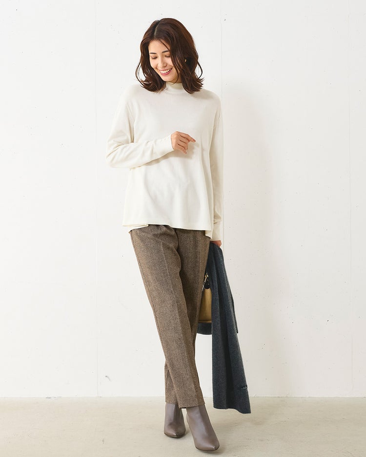 ラメツイード・スティックパンツ 詳細画像 ブラウン 4