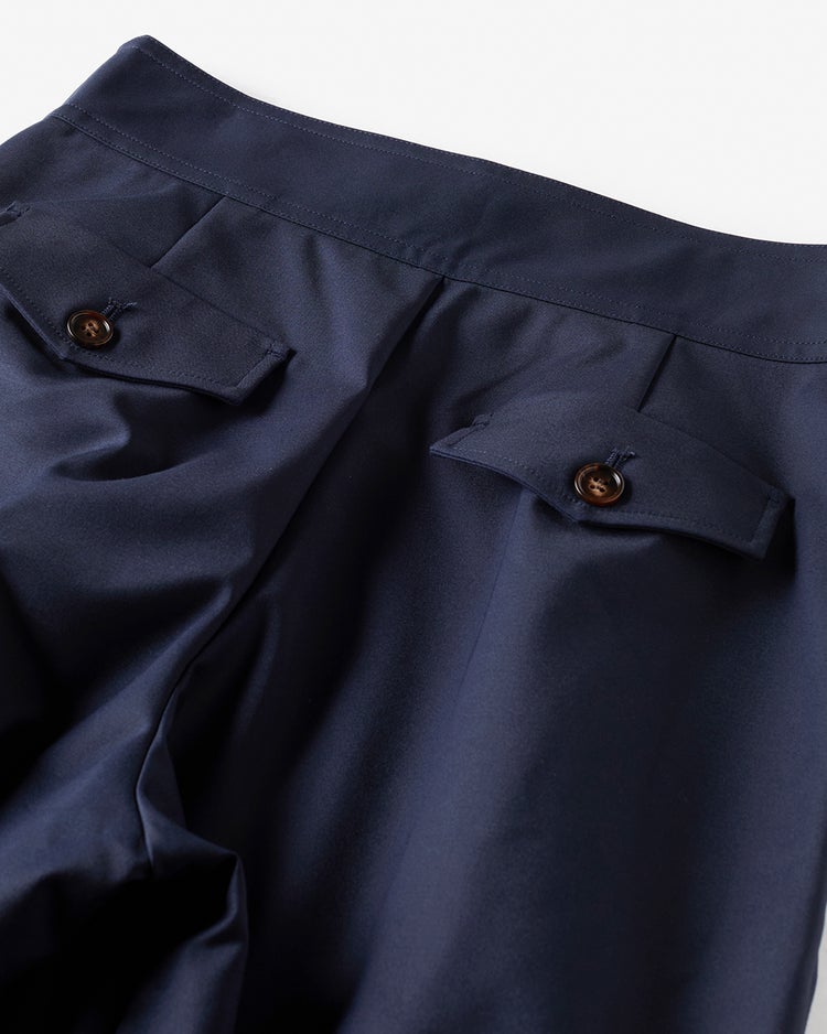 ストレッチチノ・グルカ風ワイドパンツ 詳細画像 ミッドナイトブルー 7
