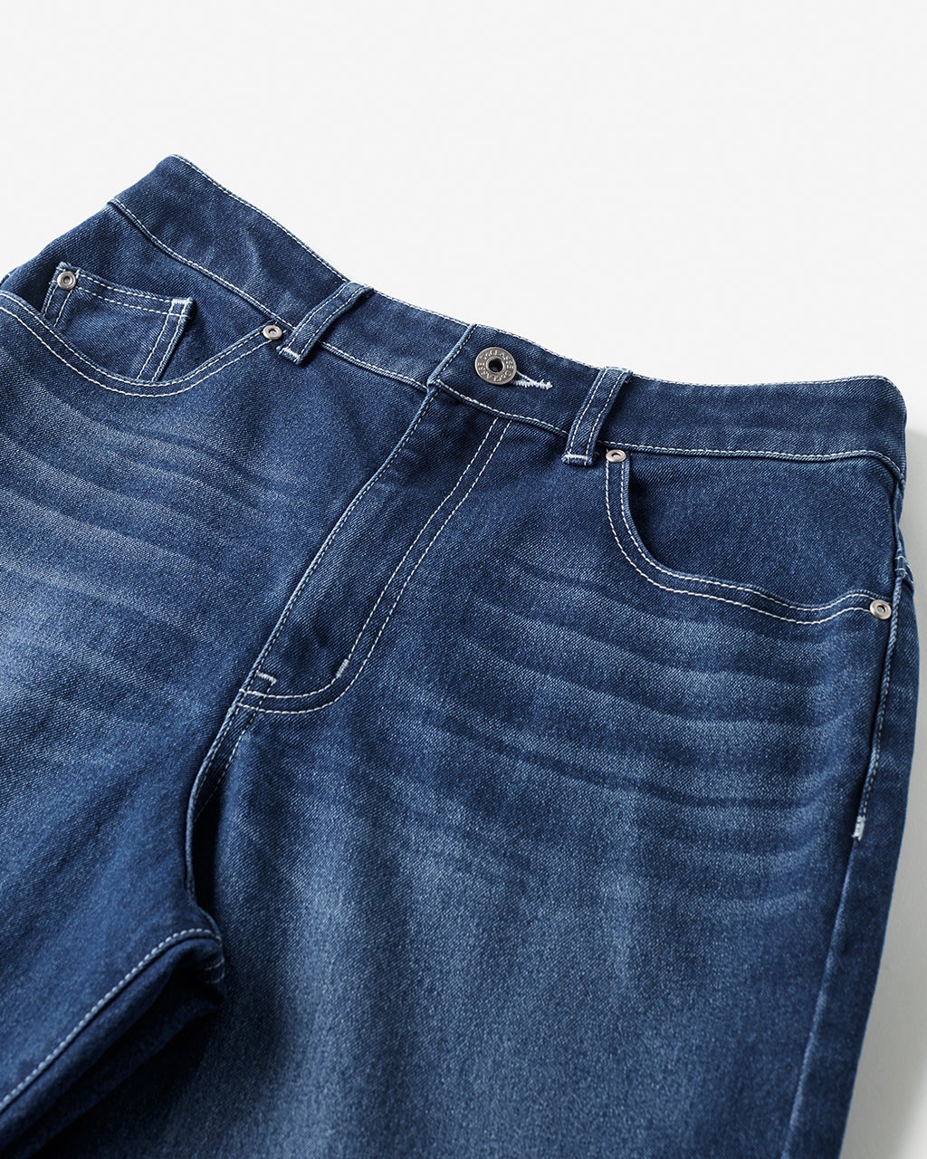 新品未使用　PELLICO デニムブルー ポインテッドトゥ ピンタックストレートデニム デニムパンツ ジーンズ[品番