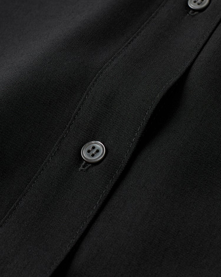 ウールライクストレッチ・２WAYブラウス 詳細画像 ブラック 5