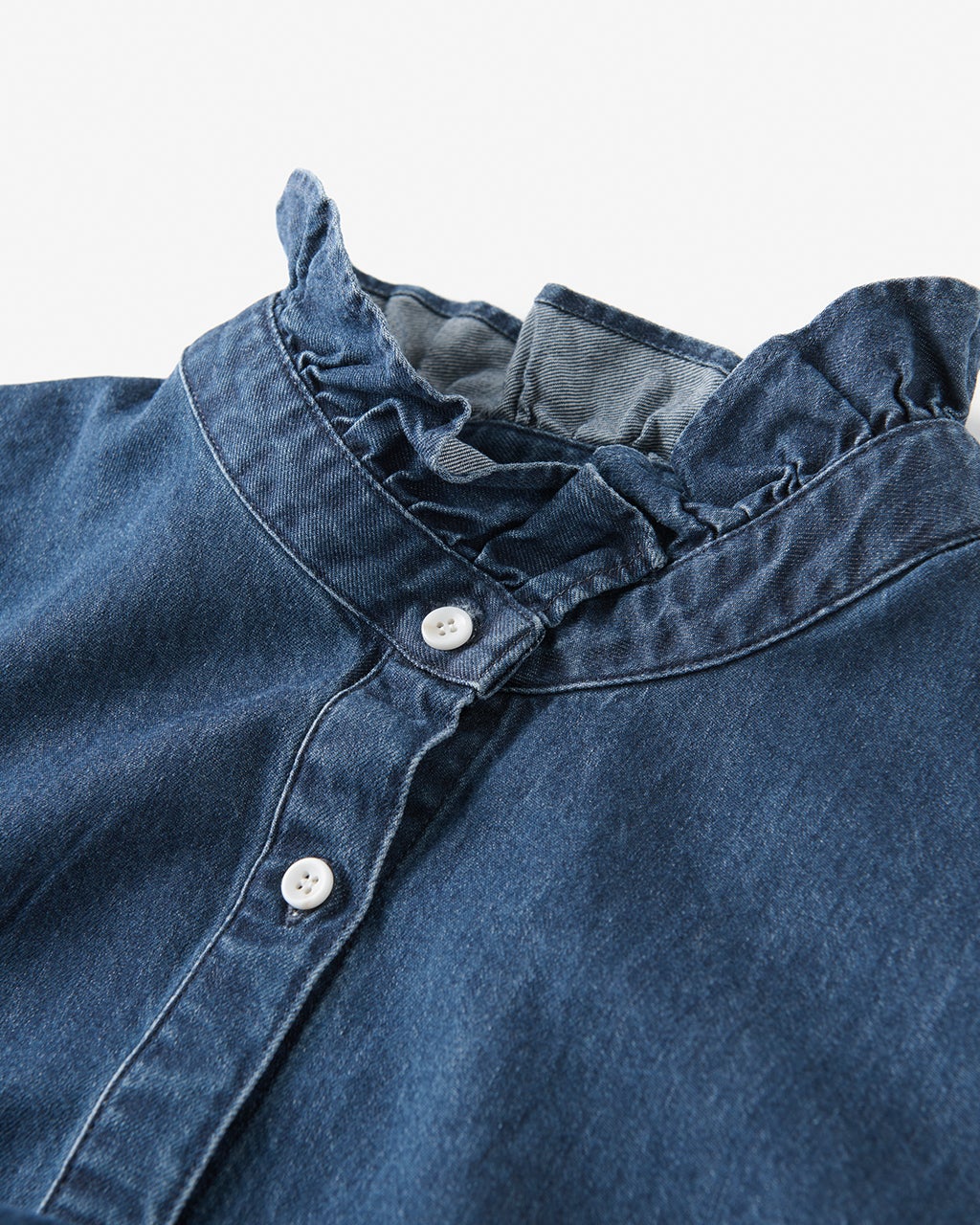 leur logette  POPUP限定　デニム　フリル袖　ブルゾン　サイズ1 leur logette POPUP限定 デニム フリル袖 ブルゾン サイズ1 leur