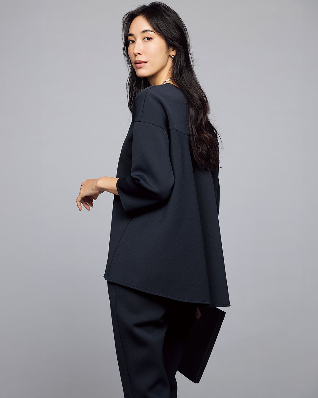 Yuko00　トップスボトムスセット 楽天市場】ドット柄エンボスカットソー×シームワイドパンツ