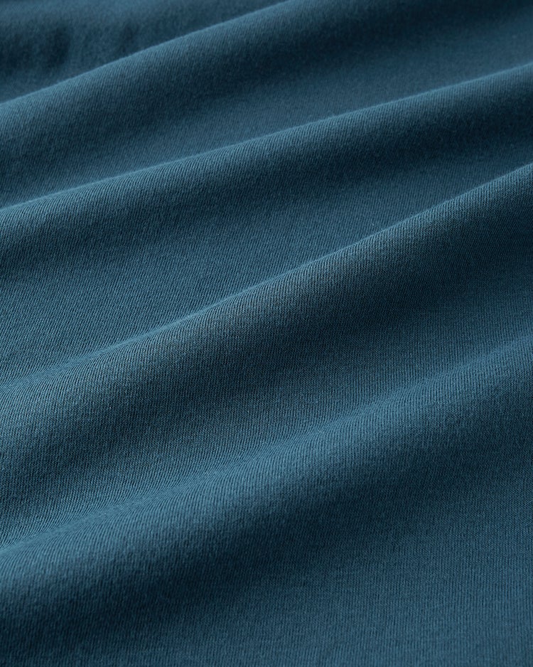 コットンガーゼ・メロウハイネック／5分袖 詳細画像 ダークピーコック 2
