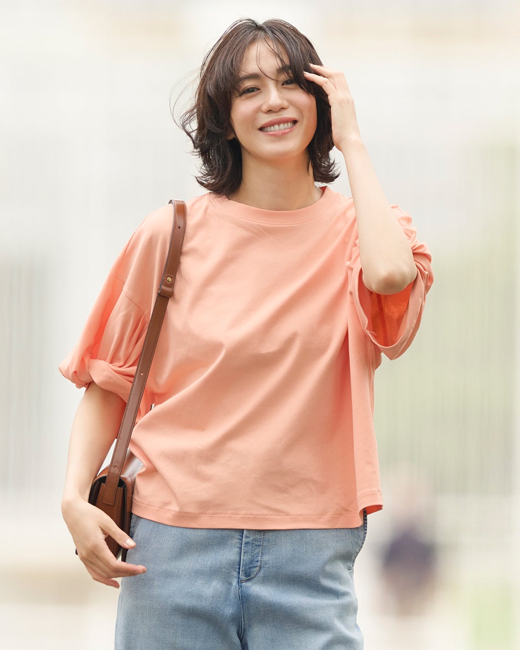 レディース Tシャツ・カットソー（ピンク）一覧/40代50代からの