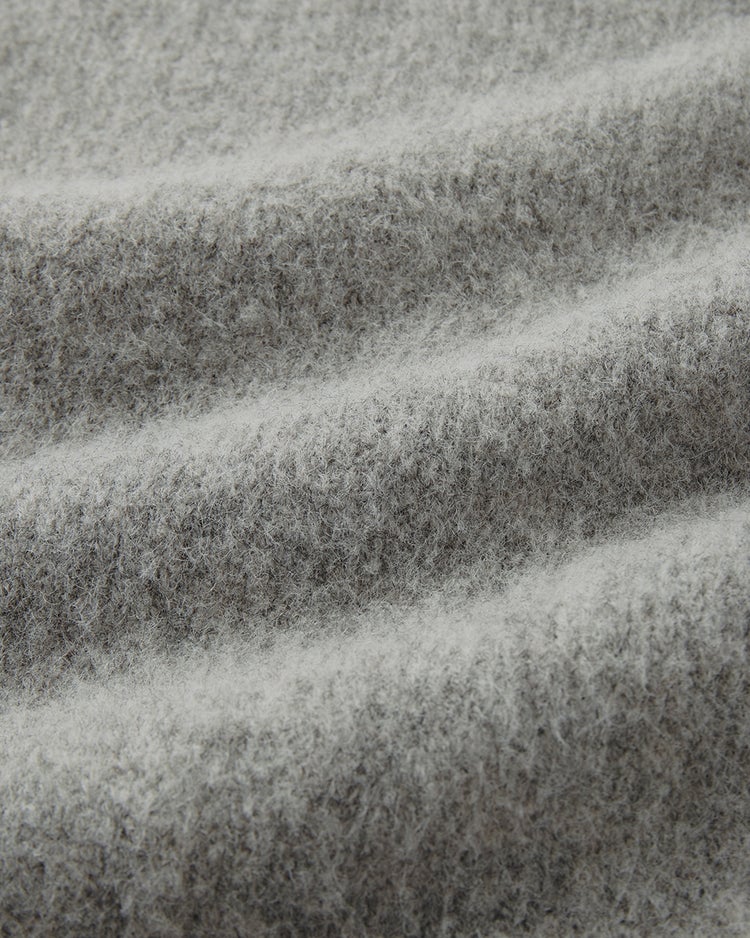 ウール混・フリンジヘムセーター 詳細画像 グレー 6