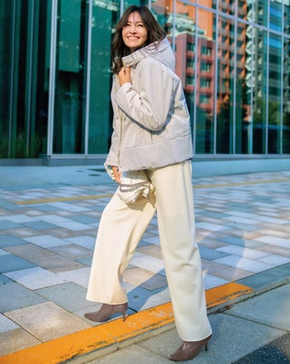 マジカルサーモ・立体フードショートコート