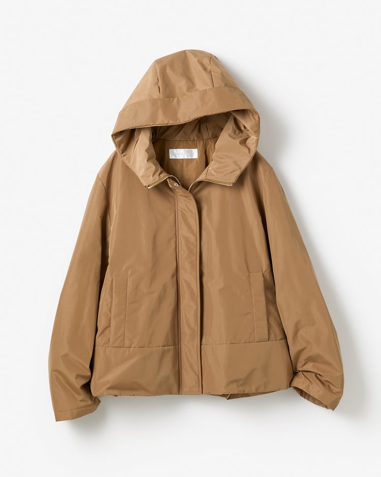 マジカルサーモ・立体フードショートコート 詳細画像 キャメル 4