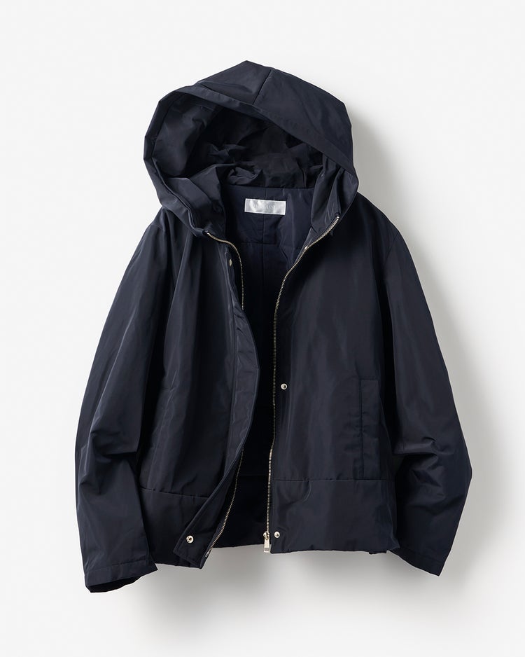 マジカルサーモ・立体フードショートコート 詳細画像 ネイビー 10